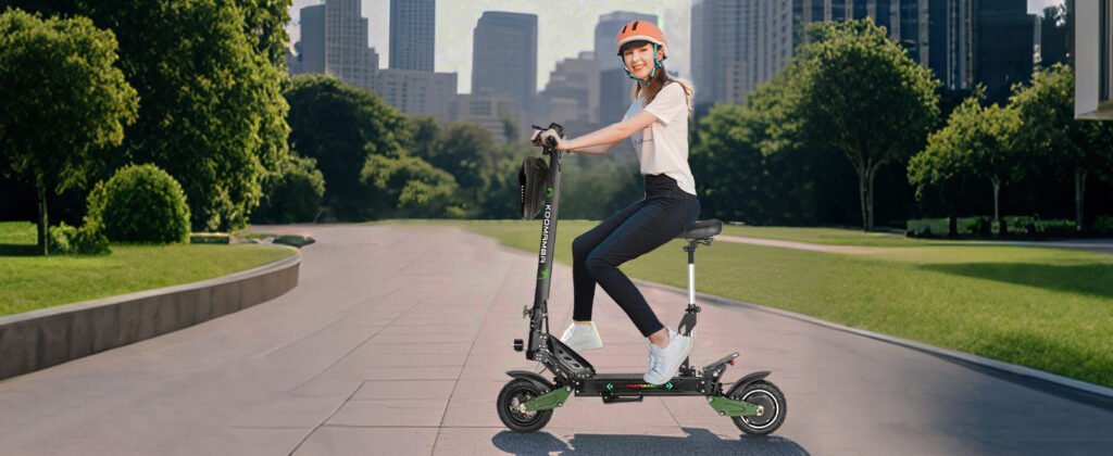 MetaMoov ZO06 off-road electric scooter with seat